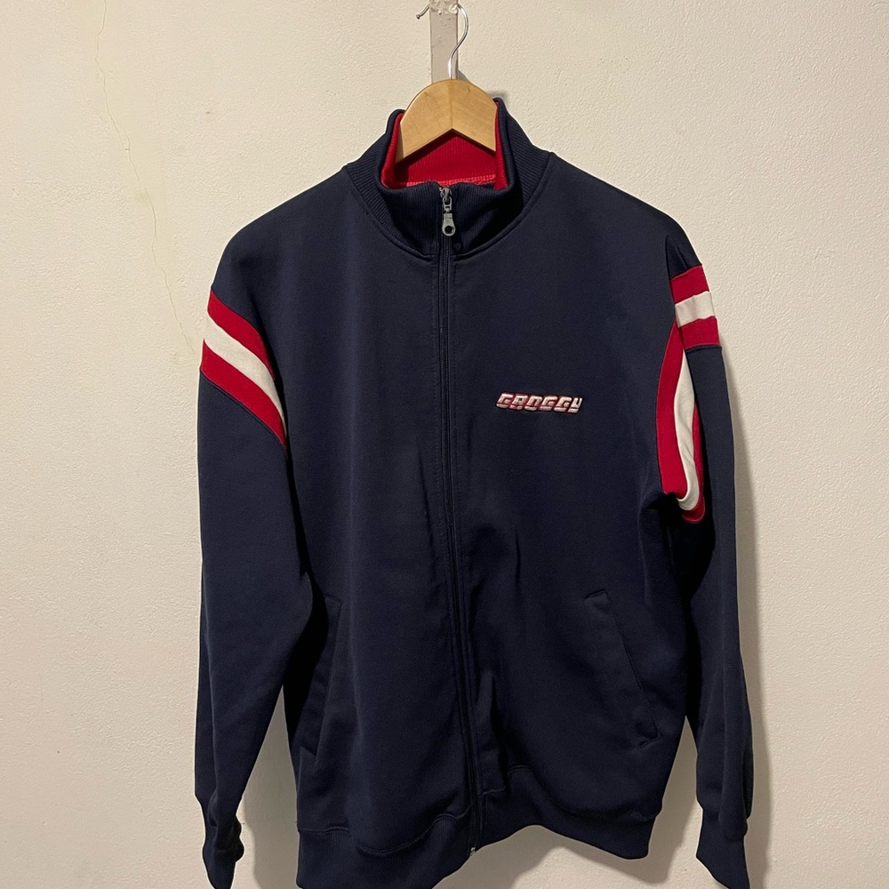 Groggy y2k - Men's Navy and Red Bomber Jacket